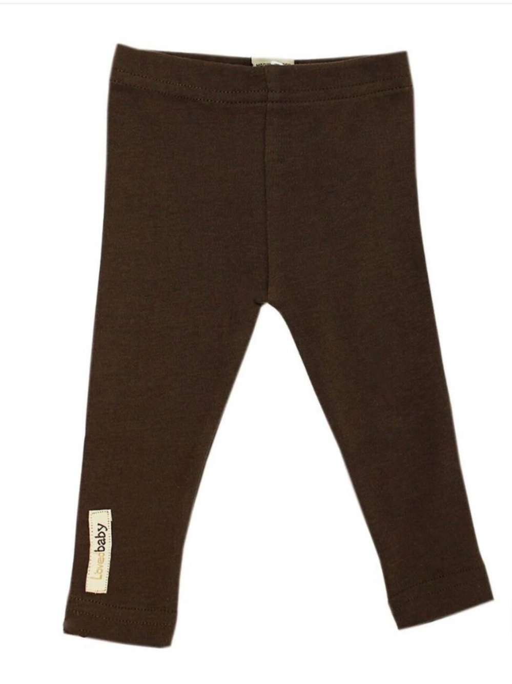 6-9m NWT L'ovedbaby Organic Leggings-Bark Brown